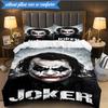 3PCS The clown's Fiery Rise Bedding Set,Including 1pc Duvet Cover And 2pcs Pillowcases Perfect for Bedroom, Dormitory, Fan Christmas gift