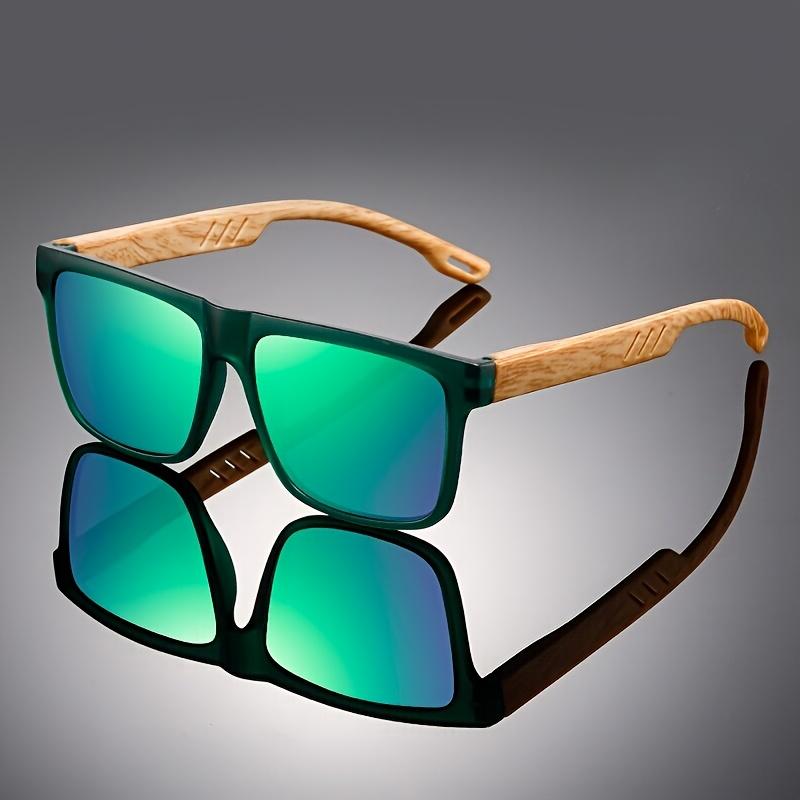 New Fashion Vintage Square Sunglasses Men Women Luxury Brand Designer Wooden UV400 Eyewear for Driving Fishing