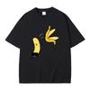 Banana Naked Funny Meme T Shirt Unisex Women Casual Cartoon Humor T-shirt Unisex's 100% Cotton Vintage Oversized Short Sleeve T-shirts