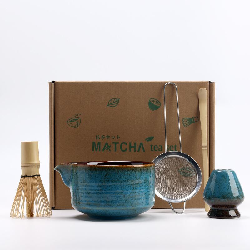5pcs/set Japanese Matcha Set Vintage Bamboo Matcha Brush Exquisite Matcha Bowl Tea Tools Accessories Ceremony Great Gifts Box