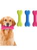 Pet Chew Toy Soft Rubber Bite-resistance Bone Shape Teeth Grinding Chewing Toys for Small Dogs Training Pet Supplies