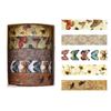 Dekoratives Klebeband Papierklebeband Wälder Pflanzenmotiv Washi-Klebeband Handkonto-Klebeband Künstlerklebeband Bastelklebeband Abdeckband