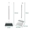 3Pcs/Set Thickened Folding Broom Dustpan Silicone Squeegee Set Household Cleaning Tool Sweeper Dust Pan Hair Sweeping Gadget New