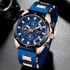 Watch - LIGE - QUIN1520 - Chronograph - Silicone - Sport - Blue
