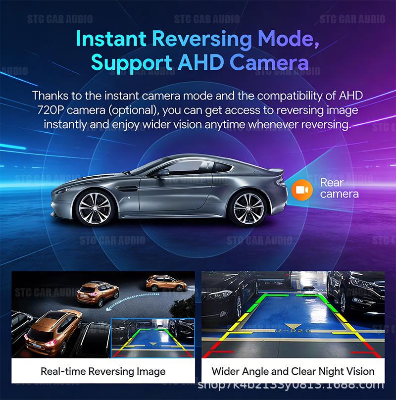 9/10-Inch Universal Android GPS Navigation Head Unit with Phone Connectivity & CarPlay for Cars