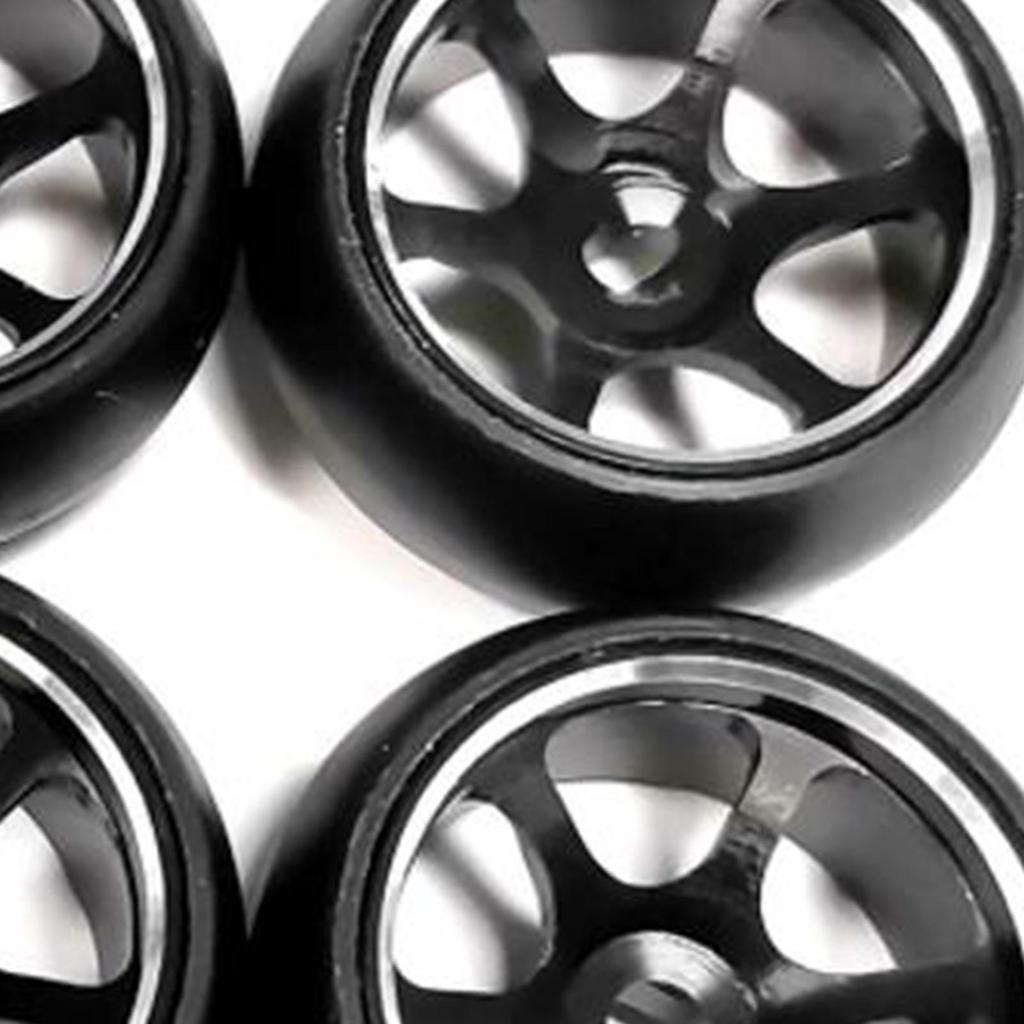 4/set RC Car Wheel Rim Tire Set 25mm Wear Resistant for K969K989RCRC Crawler Hobby Parts