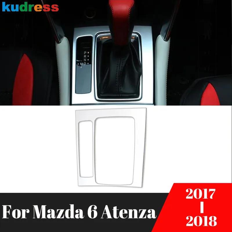 

For Mazda 6 Atenza 2017 2018 Matte Car Center Console Gear Shift Box Panel Cover Molding Trim Interior Accessories AT Model LHD