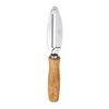 Stainless Steel Fruit Vegetable Peeler with Wood Handle - Kitchen Potato Carrot Apple Peeling Tool, Ergonomic & Sharp Blade for Easy Paring