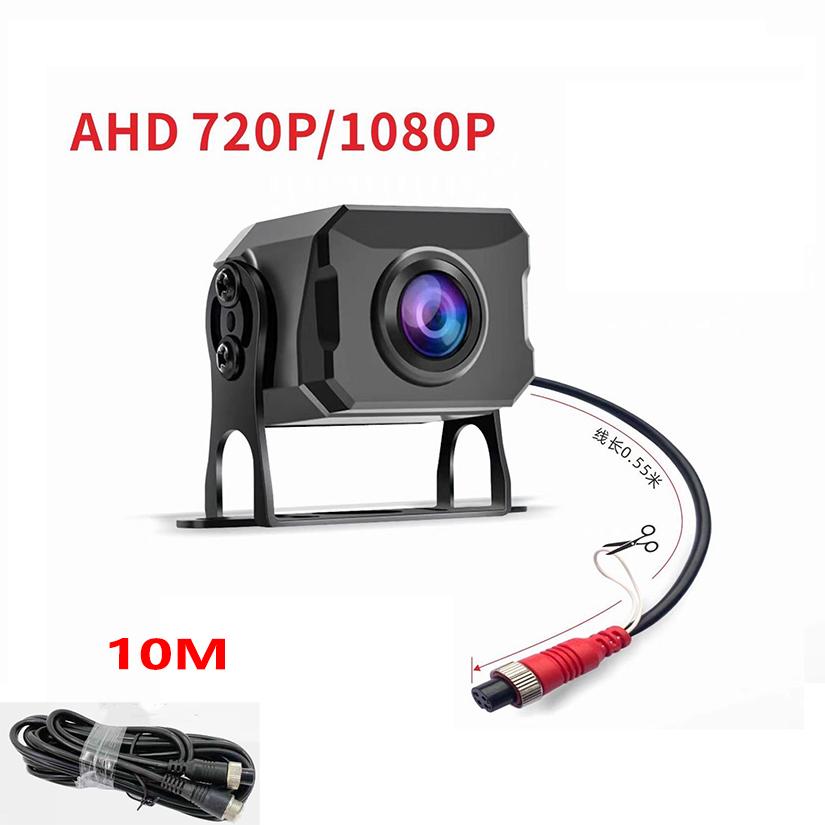 170° AHD 1080P Car Rear View Camera for Truck Monitor Paking Easy Installation 12-24V Bus Night Vision Reversing Camera