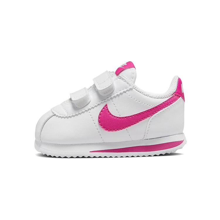

Nike Cortez Basic SL Slip Resistant Cushioning Abrasion Resistant Low top Running Shoes Pink White Infant And Toddler 904769-109 27