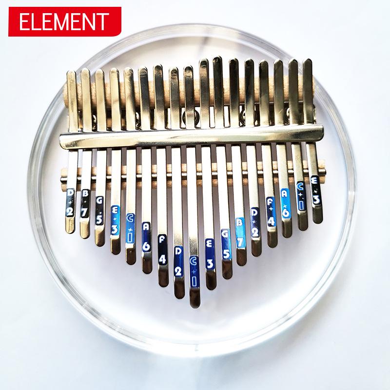 Seventeen-Tone Transparent Acrylic Crystal Kalimba Thumb Piano