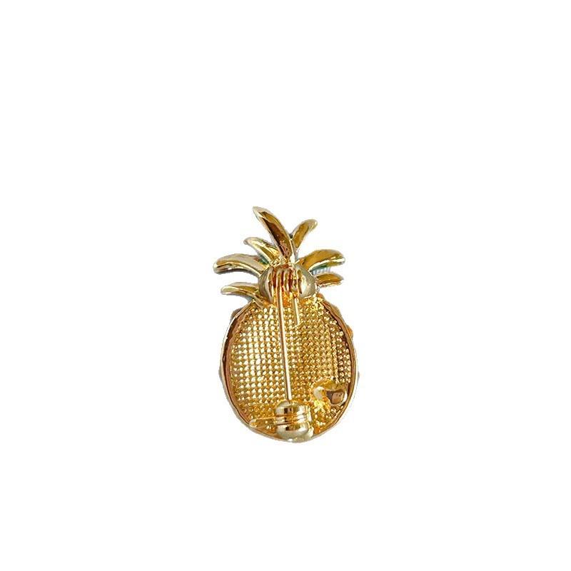 Full Diamond Glass Brooch - Luxury and Niche Clothing Accessory - Anti-glare Waist-hugging Button Brooch