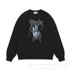Mens Oversized Cotton Hoodie With Letter Print Streetwear Style Winter Loose Fit Pullover