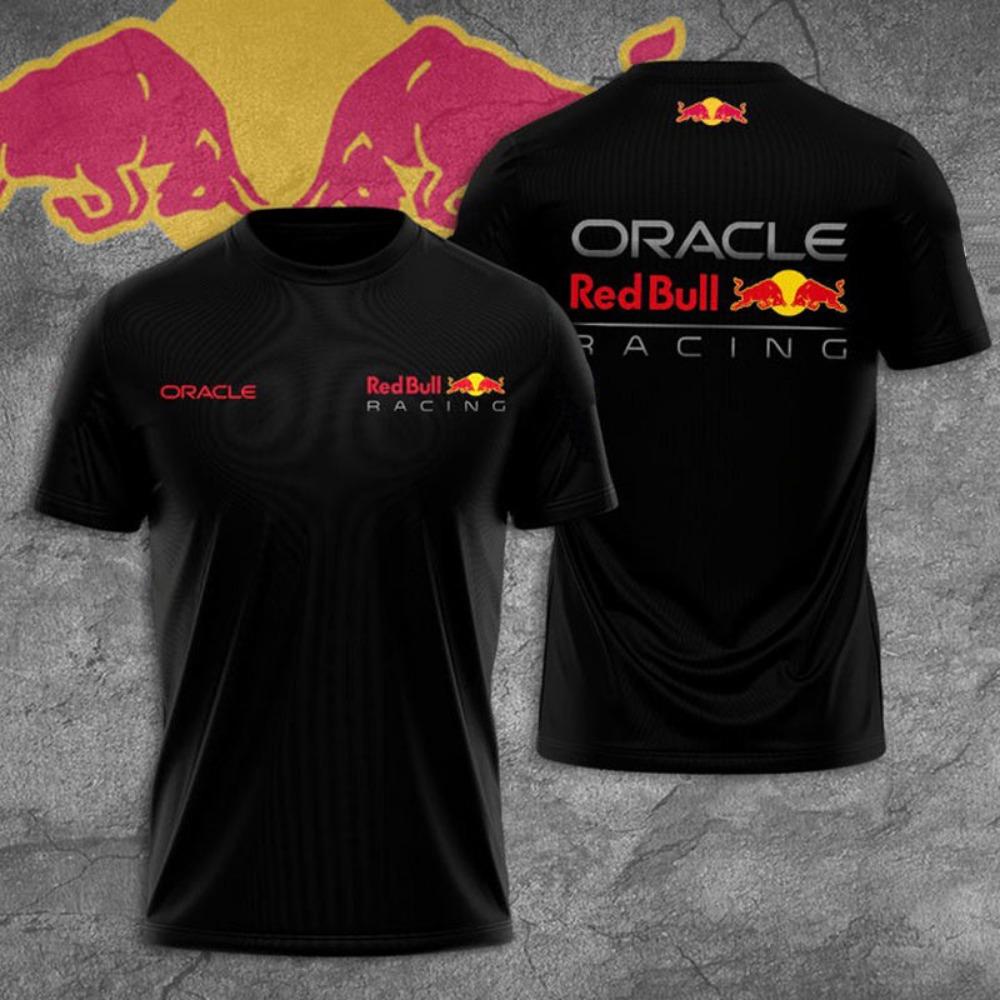 Red Bull Men's T-shirt Men's Racing T-shirt 3D Printed Fashion Short Sleeve Fashion Men's T-shirt Red Bull Men's Clothing