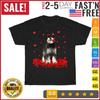 Schnauzer Herz Hunde Liebhaber Vintage T-Shirt Herren Damen T-Shirts Top Herren Mode 2023 Damen T-Shirt Herren Damen T-Shirts Top Kurz