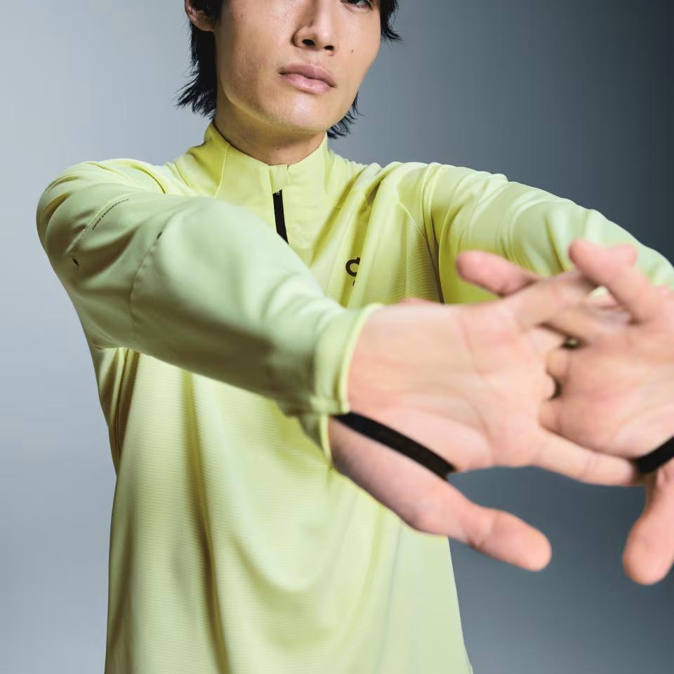 On Climate Comfortable Versatile Fashi Lg Sleeve Shirt Men Shirts Light-Yellow 1ME10601258