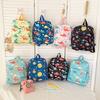 Adorable Cartoon Dinosaur Backpack For Kids Lightweight Durable Nylon School Bag