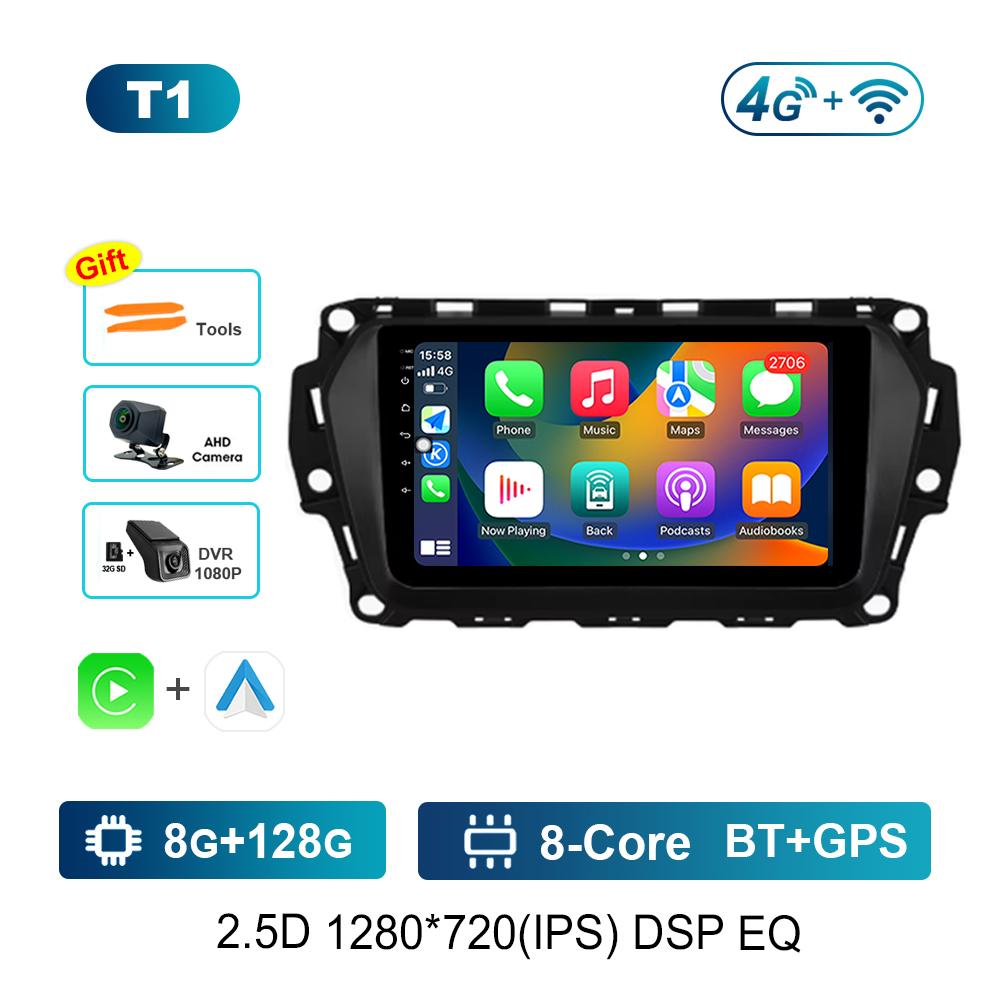 For Great Wall Haval H2 2014 - 2018 Carplay Android OS Car Video Multimedia Player GPS Navi WiFi QLED IPS Screen 4G Head Unit