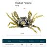 2PCS Soft Silicone Fishing Lures Simulation Rubber Crab Sea Fishing Bait Fishing Trap Tackle With Double Hook Durable New