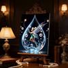 Disney Magical Fairy Pearl Collage Handmade Pearl Embroidery Artwork Romantic Gift for Couples Home Decoration Design