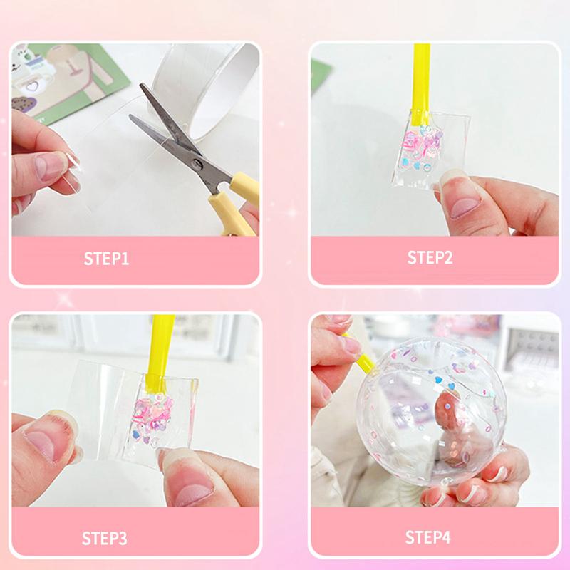 Nano Tape Multipurpose Blowable Tapes Reusable Nontoxic High Sticky Clear Double-sided Adhesive for Home-appliance