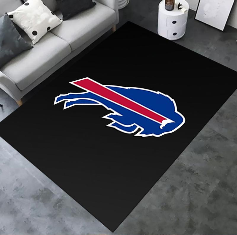 Buffalo Bills Tæppe til Stue Soveværelse Hjem Sofa Dekoration Børne Lege Skridsikker Gulvmåtte