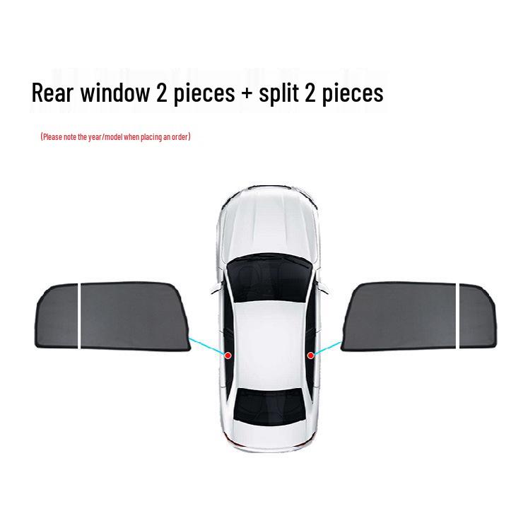 Sunshade & Privacy Magnetic Car Curtain for Zhiji LS9/LS7/LS6/L6