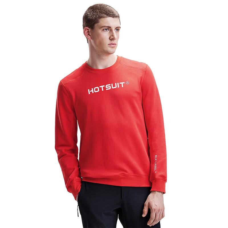 HOTSUIT Men s Lightweight Crewneck Pullover Sweatshirt M