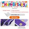 2D Multicolor Letter Birthday Banner, Festive Balloon Party Wall Decor