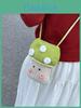 Cute Mushroom Wool Tote Bag With Open Top And Inner Phone Pocket For Daily Use