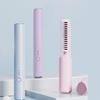 Lightweight Rechargeable Hair Straightener Brush Anti Scald Comb with Quick Heat Up Adjustable Temperature for Travel