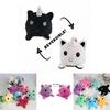 Magical Reversible Unicorn Plush Doll Luxurious Soft Material With Feather Cotton Filling For Comfort