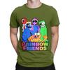 Rainbow Gaming Friends Hug it Out Graphic 100 Cotton TShirt Rainbow Gaming Friends Tops Tees For Unisex