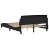 Vidaxl Struttura Letto Senza Materasso, Nera, 140X200 Cm, Velluto
