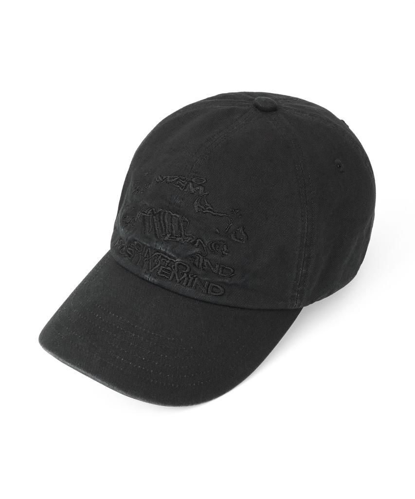 DIMITO Haze Cotton 6Panel Cap Washed Black