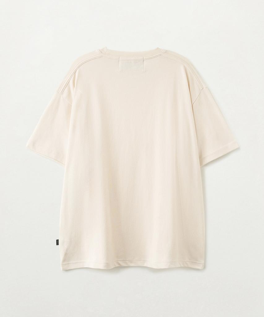 Seteo Apero Logo Pocket Short Sleeve T-Shirt Cream