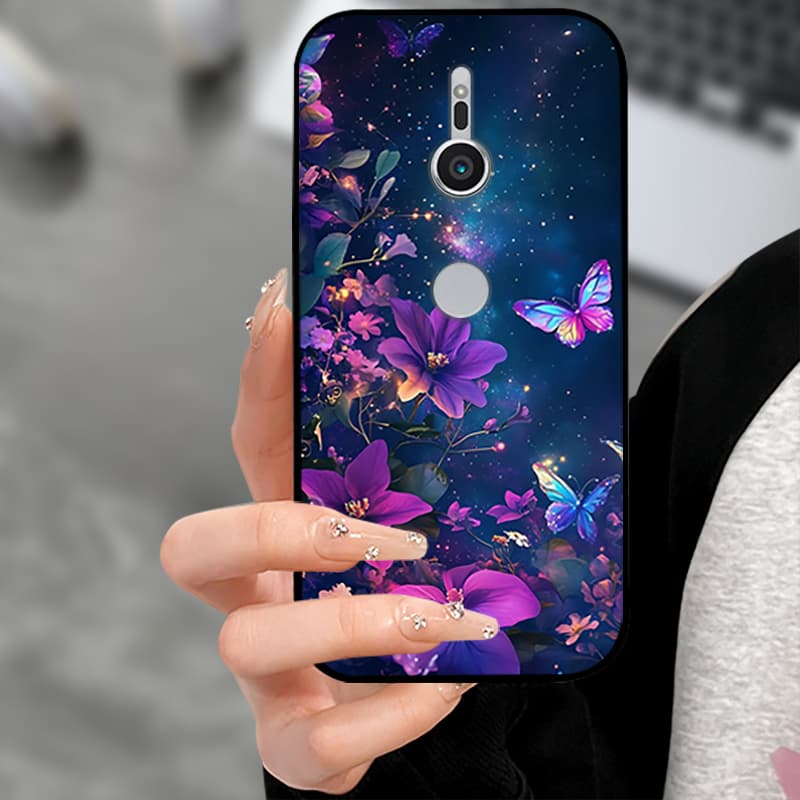 For Sony Xperia XZ2 XZ 4 2 1  Soft Silicone Black Back Shell Phone Cover For Sony XZ1 XZ2 XZ4 Funda Coque Shockproof Cases