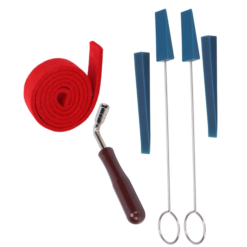 Piano Tuning Tool Temperament Strip Pin Skiftnyckel Dämpar Musikinstrument Reparation Tillbehör