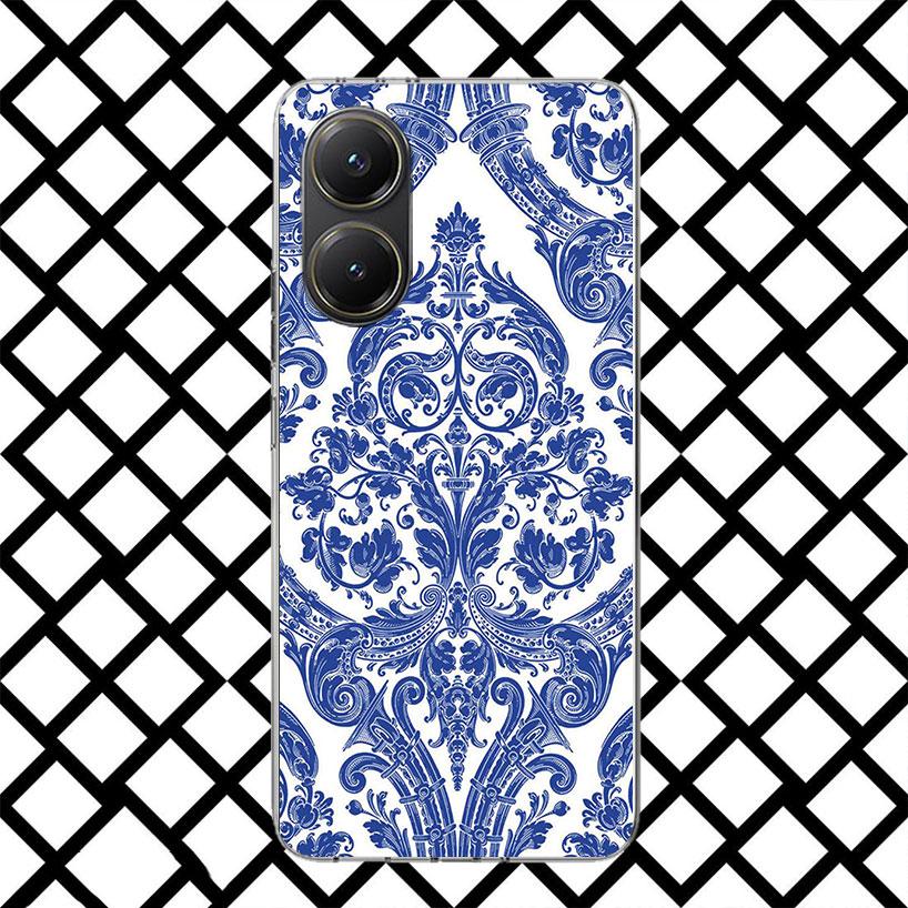 Blue And White Porcelain Phone Case for Xiaomi Poco F7 Ultra X7 X6 X5 Pro X4 Gt M8 M7 Redmi 15 15C 13 13C 12 12C Soft Cover Fund