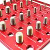 28-Hole Screw Nut Bolt Thread Checker, Metric & Imperial Gauge