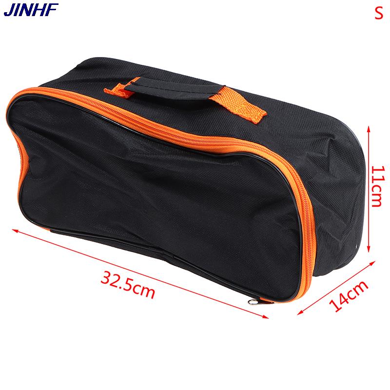 

Black Car Wear Resistant Zipper Closure Practical Storage Case With Handle Durable Portable Pouch Vacuum Cleaner Tool Bag
