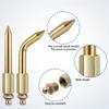 Professional Lubrication Tool Kit Steel Grease Nozzles Needle Dispenser Adapters for Automotive & Industrial Maintenance