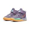 Nike Kyrie 7 PS Daybreak Kids Sneakers Purple Citron-Pulse Siren-Red CT4087-500