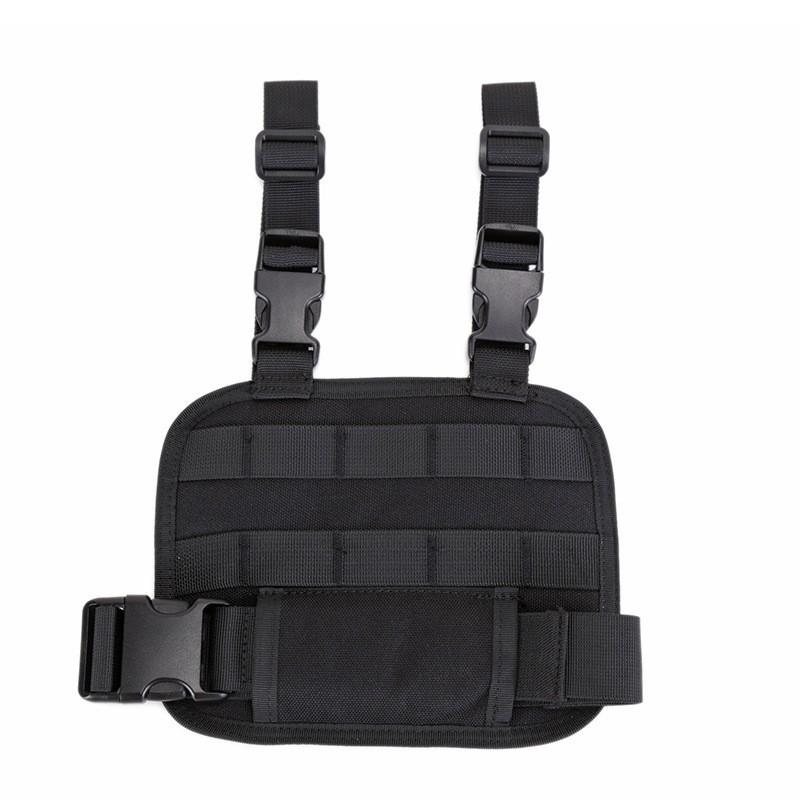 Tactical Drop Leg Platform MOLLE Adjustable Drop Leg Panel for Pistol Holster with Adjustable Belt & Thigh Straps
