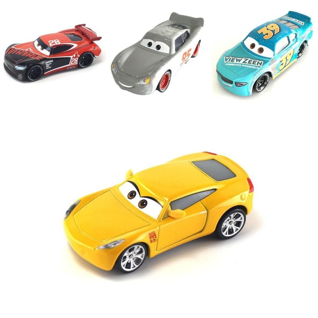 Disney Cars 95 Dinosaur Grey Mcqueen Alloy Children's Toy Car Model