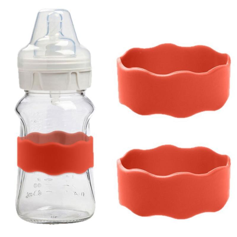 1Pcs Flexible Anti-Slip Cup Grip Wrap Water Bottle Decor Strap Personalized Name Custom Silicone Tumbler Sleeve Band For Party