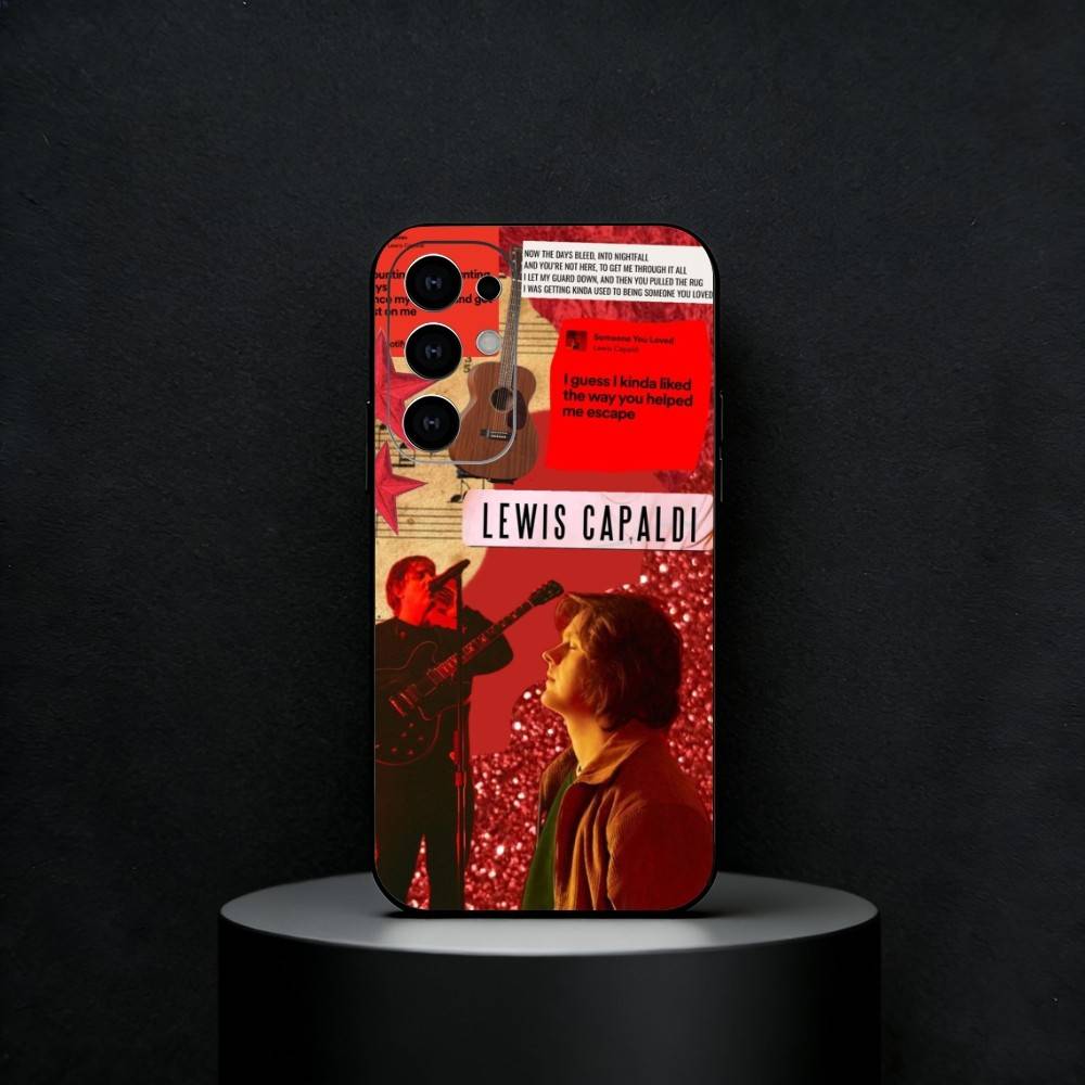 S-Survive Lewis C-Capaldi Phone Case For Samsung S25,S24,S21,S22,S23,S30,Ultra,S20,Plus,Fe,Note,5G Black Cover