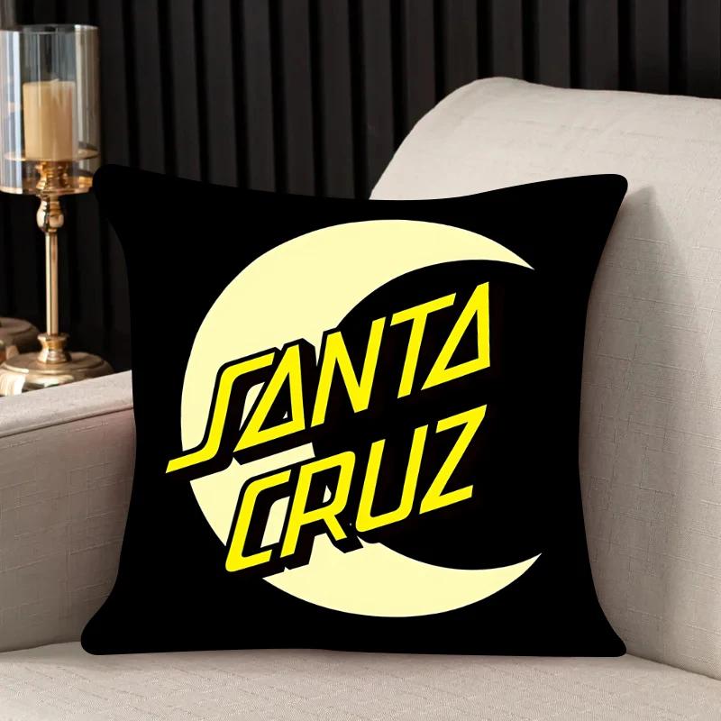 Pillow Case Double-sided Printed Sofa Cushion Cover Headrest Backrest Chair Cushion Cover Santa Cruz Home Decoration Custom Gift