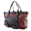Chloe By Color Tote Bag 01-13-62-65 Brown / Black Leather Unisex Used
