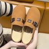Baotou half slippers women's new summer wear soft sole pedal versatile casual heel sandals
